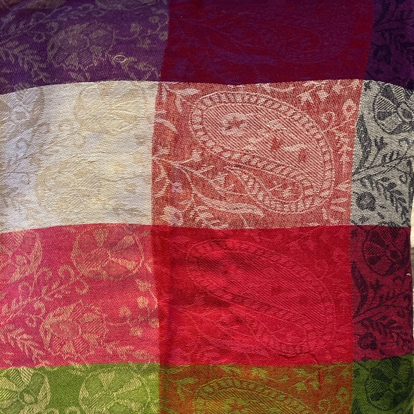 Patchwork Pashmina - Multi Color - Picture 1 of 5